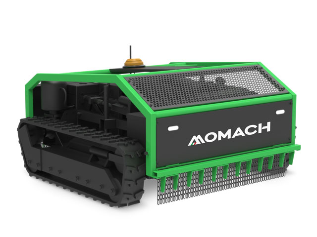 Lawn Mower MM80 tagliaerba trinciasarmenti radiocomandato di Momach